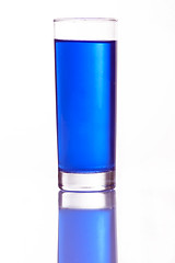 Image showing blue glass