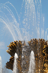 Image showing Beautiful fountain in Moscow at ENEA