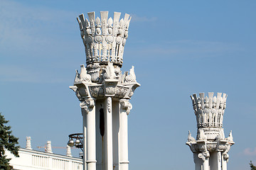 Image showing Element of the building against the sky