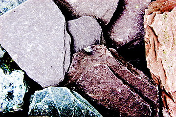 Image showing Coloured slate