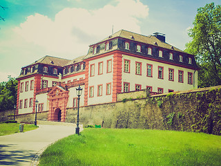 Image showing Retro look Citadel of Mainz