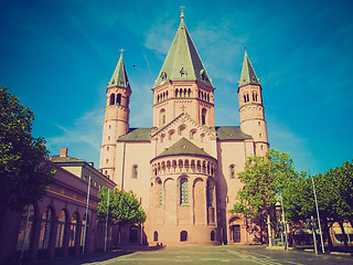 Image showing Retro look Mainz Cathedral