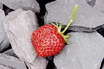 Image showing Strawberry slate