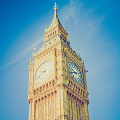 Image showing Vintage look Big Ben