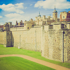 Image showing Vintage look Tower of London