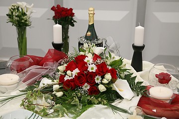 Image showing Wedding table