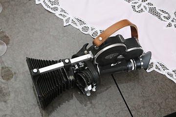 Image showing Vintage movie camera