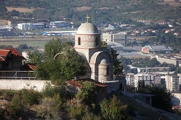 Image showing Orthodox church on the hill above Skopje, Macedonia