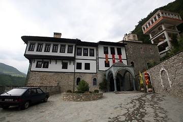 Image showing St. John the Baptist (Sv. Jovan Bigorski) Monastery near Ohrid, Macedonia.