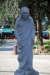 Image showing Statue of Mother Teresa, Skopje, Macedonia