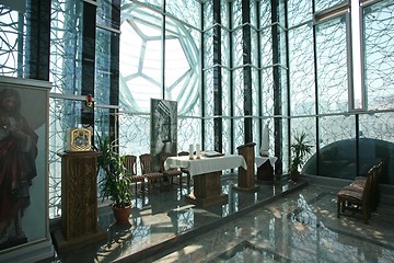 Image showing Chapel in memorial house of Mother Teresa in Skopje, Macedonia