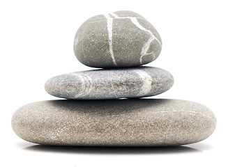 Image showing balancing pebbles