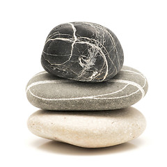 Image showing balancing pebbles