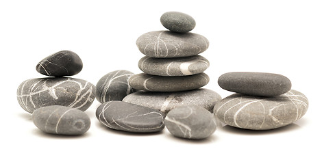 Image showing balancing pebbles