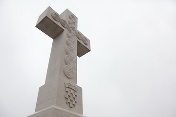 Image showing Big stone cross