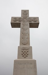 Image showing Big stone cross