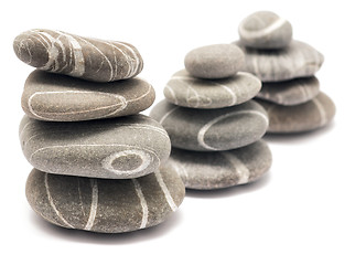 Image showing balancing pebbles