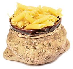 Image showing raw pasta