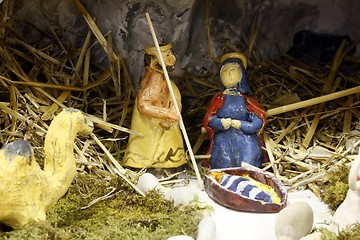 Image showing Christmas mangers