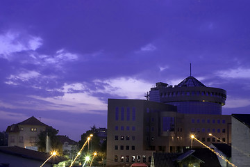 Image showing purple sky