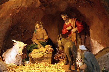 Image showing Christmas mangers