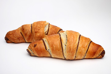 Image showing Chocolate croissant