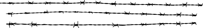 Image showing Barbed wire