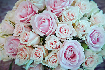 Image showing wedding bouquet of roses