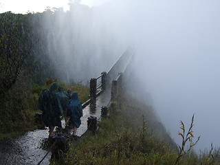 Image showing Tarzan bridge in Victoria Falls