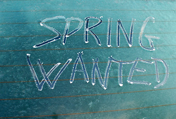 Image showing Spring wanted