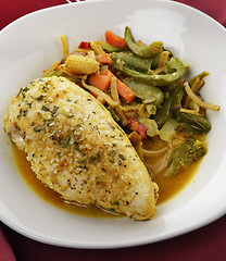 Image showing Lemon Chicken With Vegetables