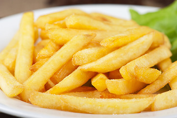 Image showing Golden potatoes fries