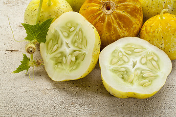 Image showing lemon cucumbers