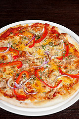 Image showing meat pizza