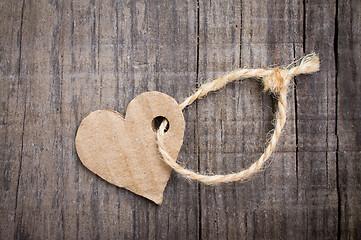 Image showing Paper Heart Tag