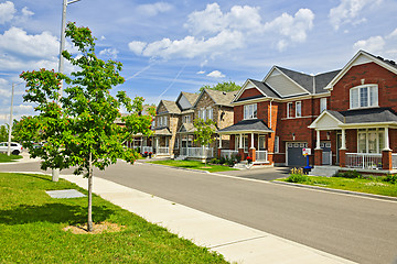 Image showing Suburban homes