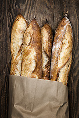 Image showing Baguettes bread