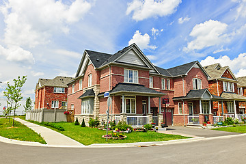 Image showing Suburban homes