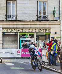 Image showing The Cyclist Mark Renshaw- Paris Nice 2013 Prologue in Houilles