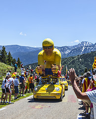Image showing Publicity Caravan in Pyrenees