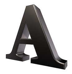 Image showing metal letter