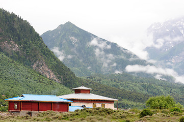 Image showing Landscape in Tibet