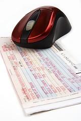 Image showing Online Airline Ticket