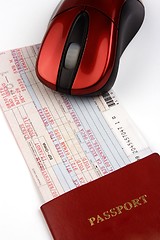 Image showing Online Airline Ticket