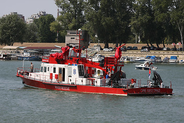 Image showing River rescue ship