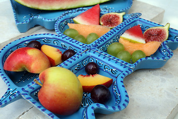 Image showing Fruit plate