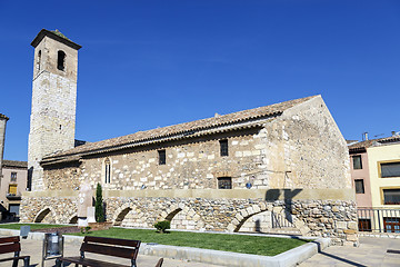 Image showing San Miguel Church  Montblanc, Tarragona Spain