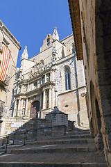 Image showing Santa Maria Maggiore church Montblanc, Tarragona Spain