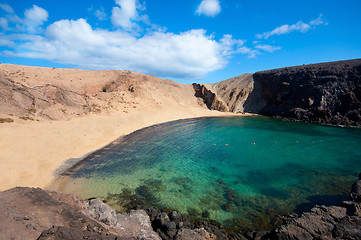 Image showing Papagayo Beach in Lanzarote