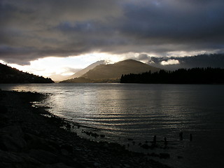 Image showing Lake Wakatipu morning